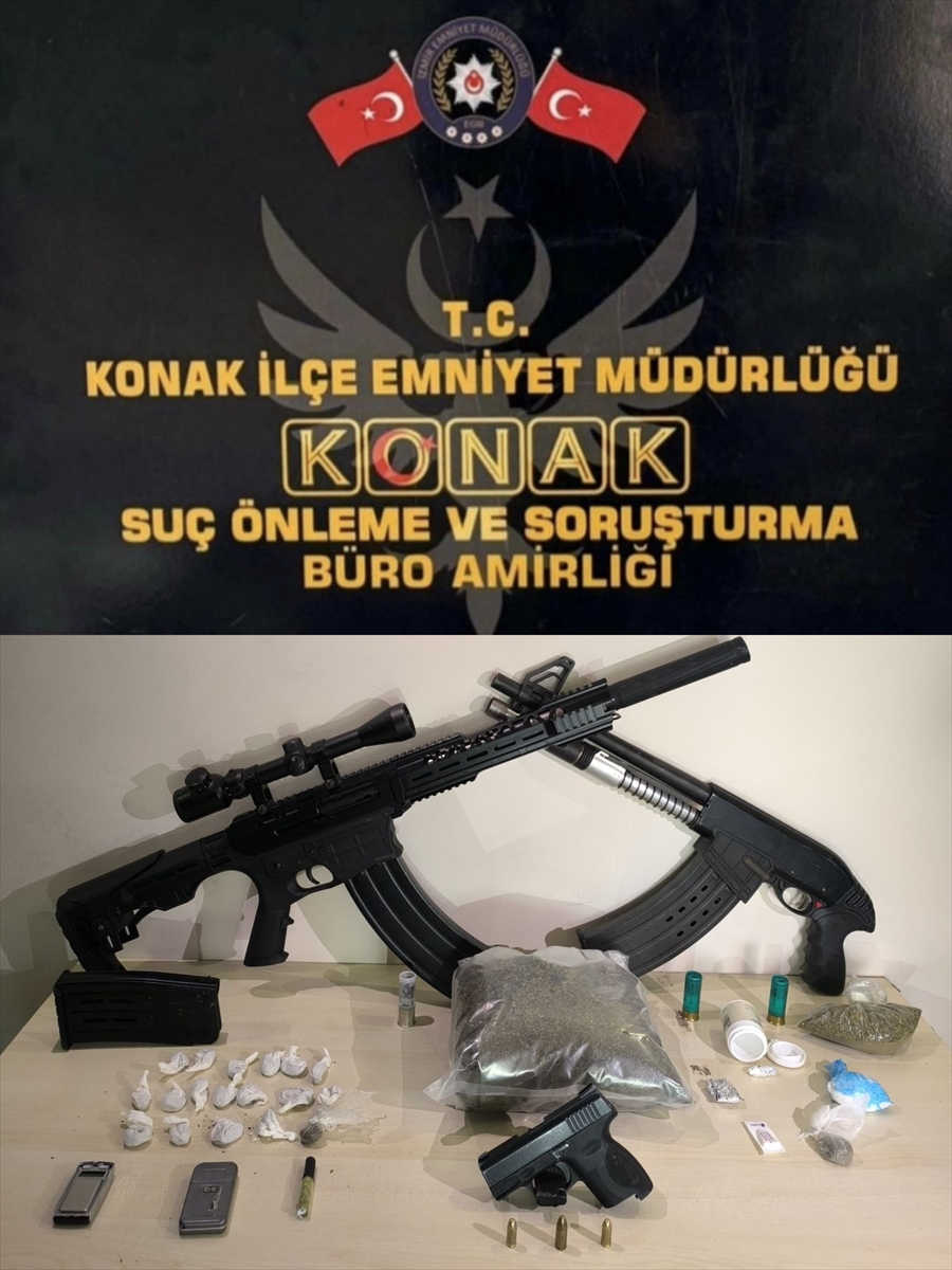 İzmir’deki Büyük Operasyon ile Uyuşturucu ve Silah Ağları Çökertildi