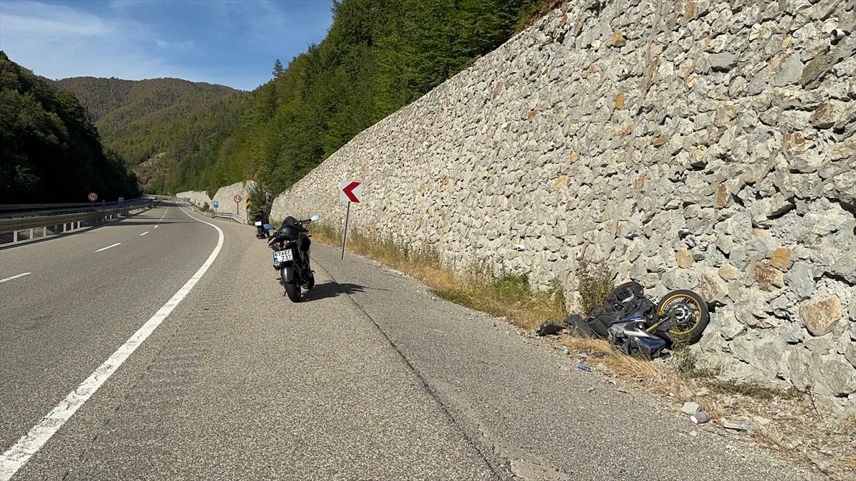 Bolu'da Motosiklet Kazası Üzüntü Yarattı