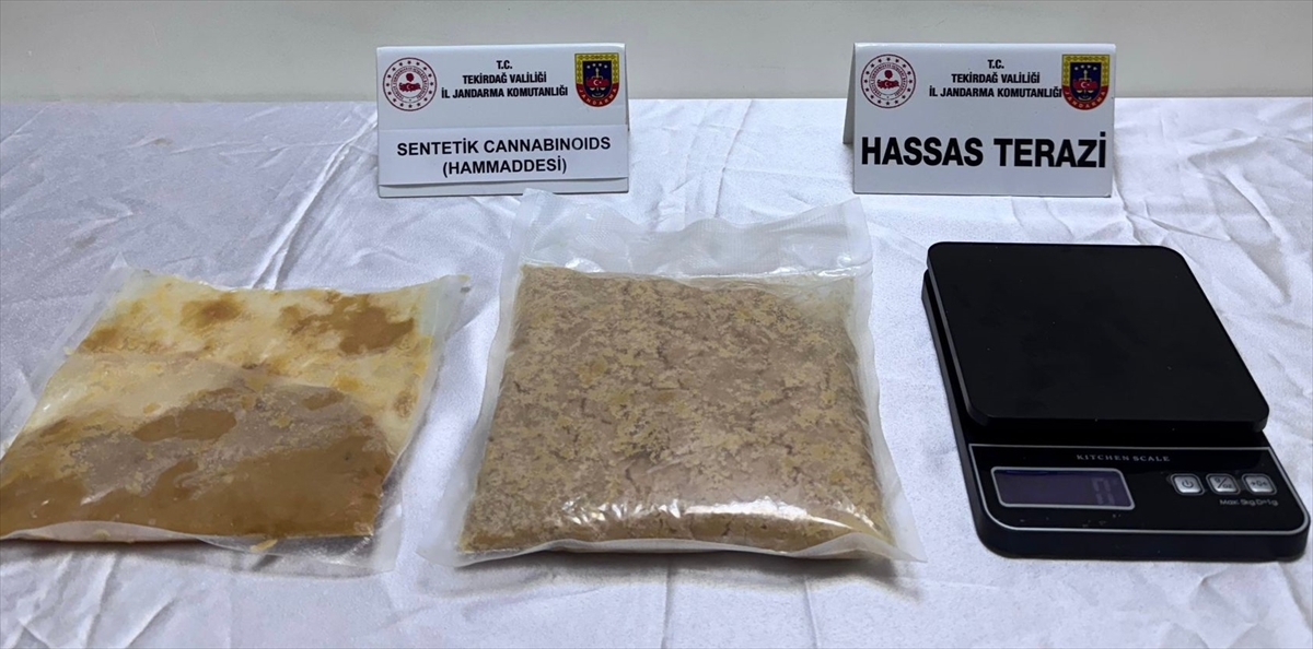 Tekirdağ'da Büyük Uyuşturucu Operasyonu Zanlıyı Tutar