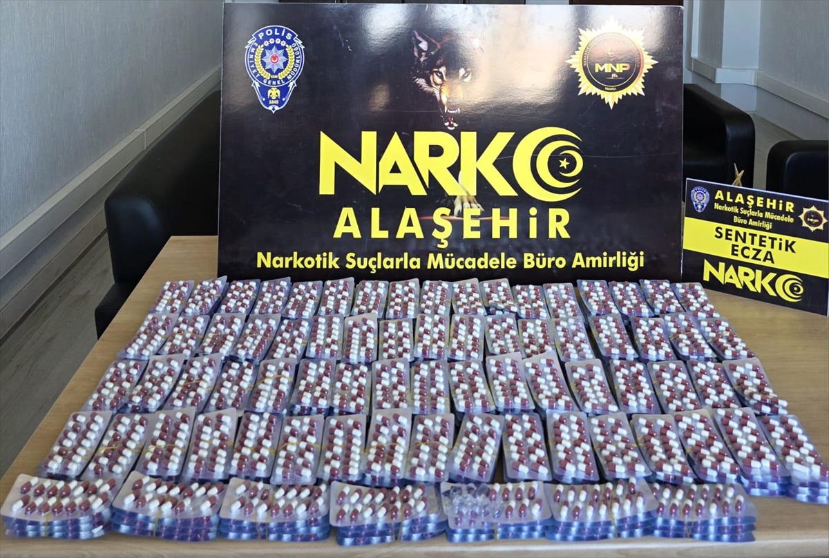 Manisa'da Büyük Operasyon: Binlerce Sentetik Hap Ele Geçirildi