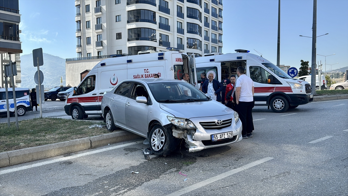 Samsun'da Kavşakta Korkunç Kaza: Trafikte Can Pazarı