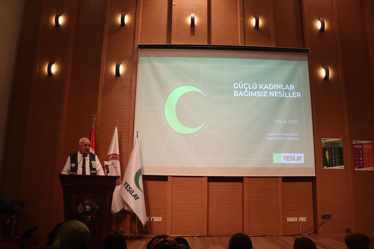 Hatay'da Yeşilay Kadınlarla Buluştu Bağımlılığa Karşı Birlik Mesajı Verildi