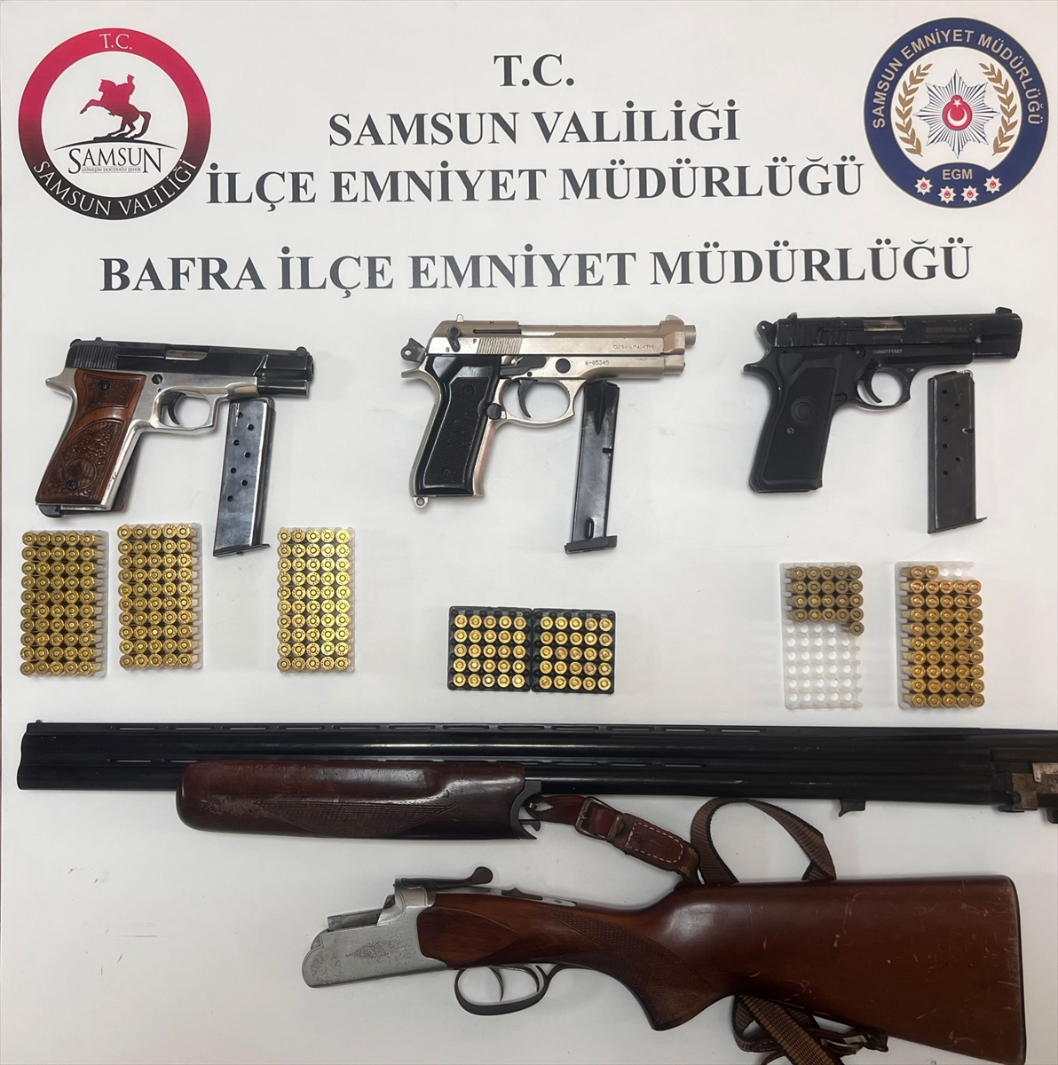 Samsun'da Hedefler Tam Onikiden: Silah Kaçakçılarına Büyük Darbe