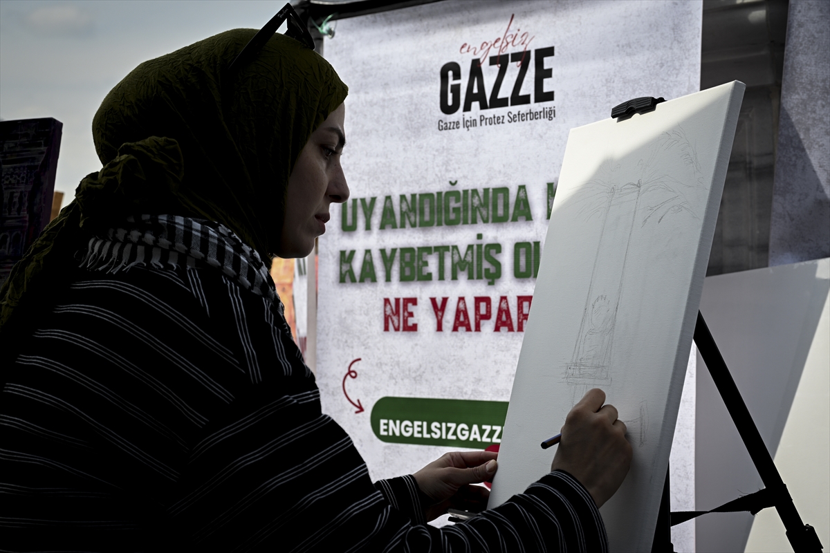 Sanat ve Dayanışma Gazze İçin Buluştu: Engelsiz Hayaller Projesi