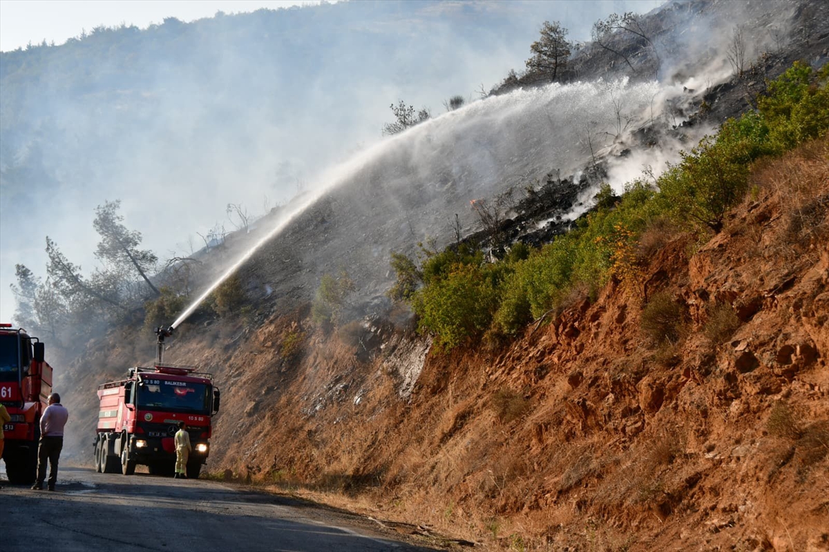 Balıkesir'de Orman Yangını Heyecanla İzlenen Kurtarma Operasyonuyla Son Buldu