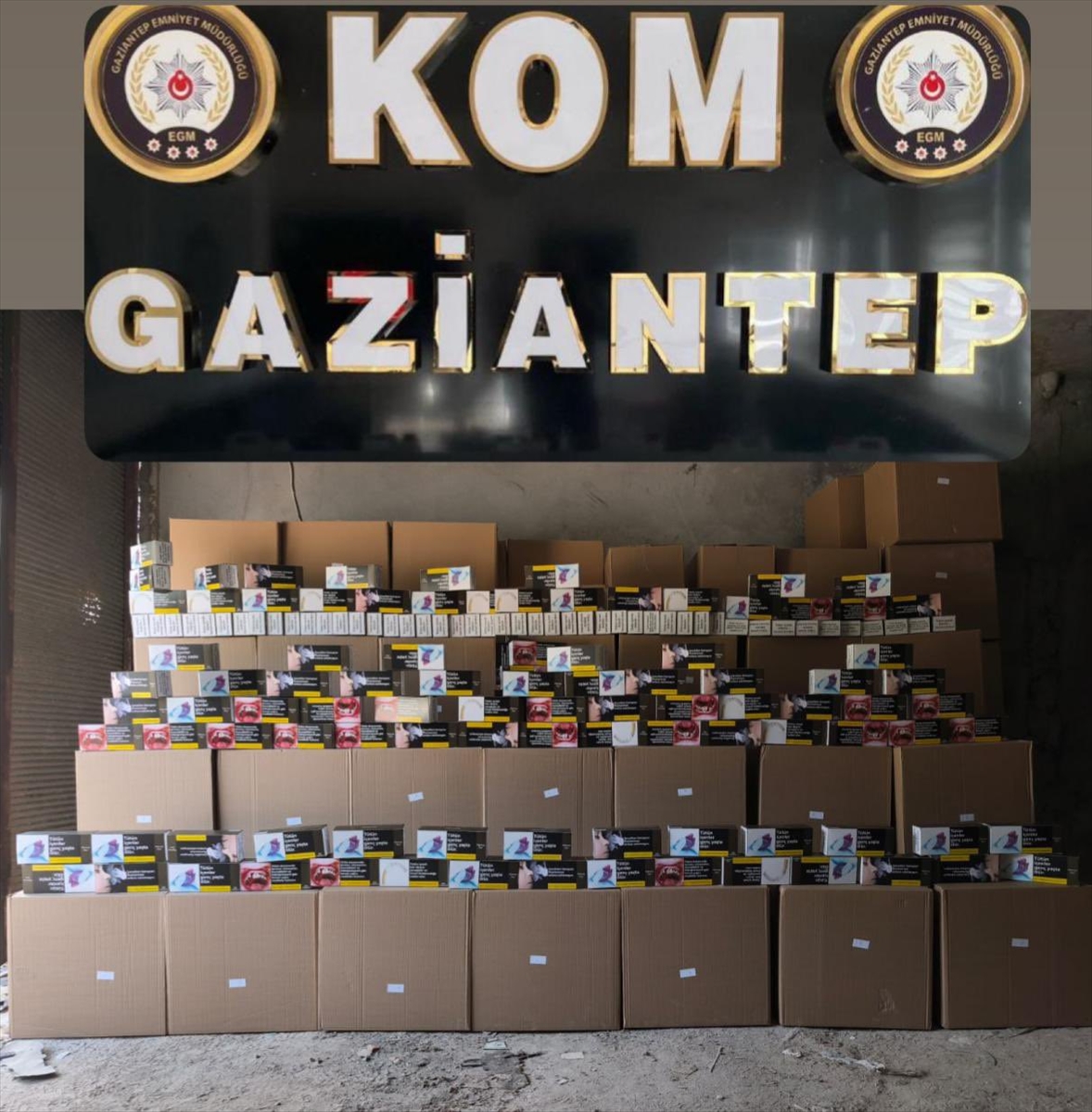 Gaziantep'te Kaçak Ürünler Ele Geçirildi