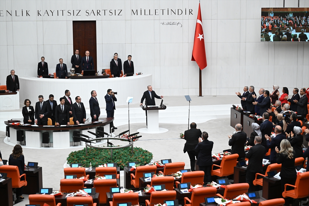 Meclis'te 28. Dönem 4. Yasama Yılı Törenle Başladı