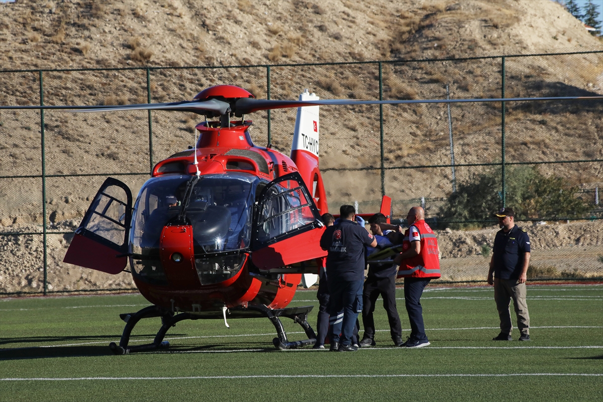 Malatya'nın Gökyüzünde Hayat Kurtaran Helikopterler
