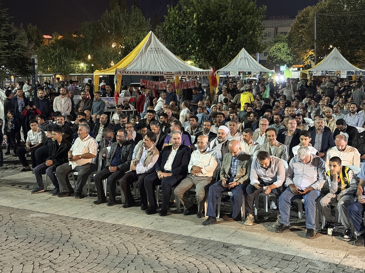 Gaziantep'te İsrail Protestoları Büyüyor
