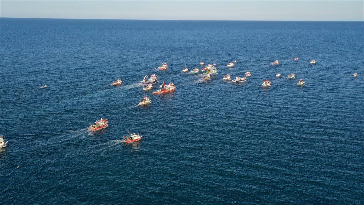 Karadeniz'den Filistin'e Uzanan Destek Rüzgarı