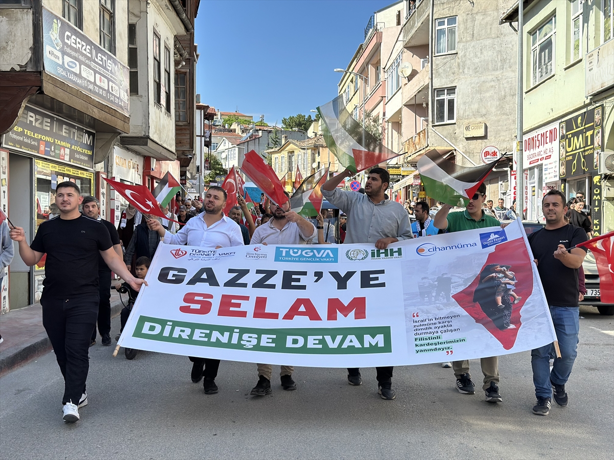 Sinop'ta Filistin'e Destek İçin Binler Yürüdü