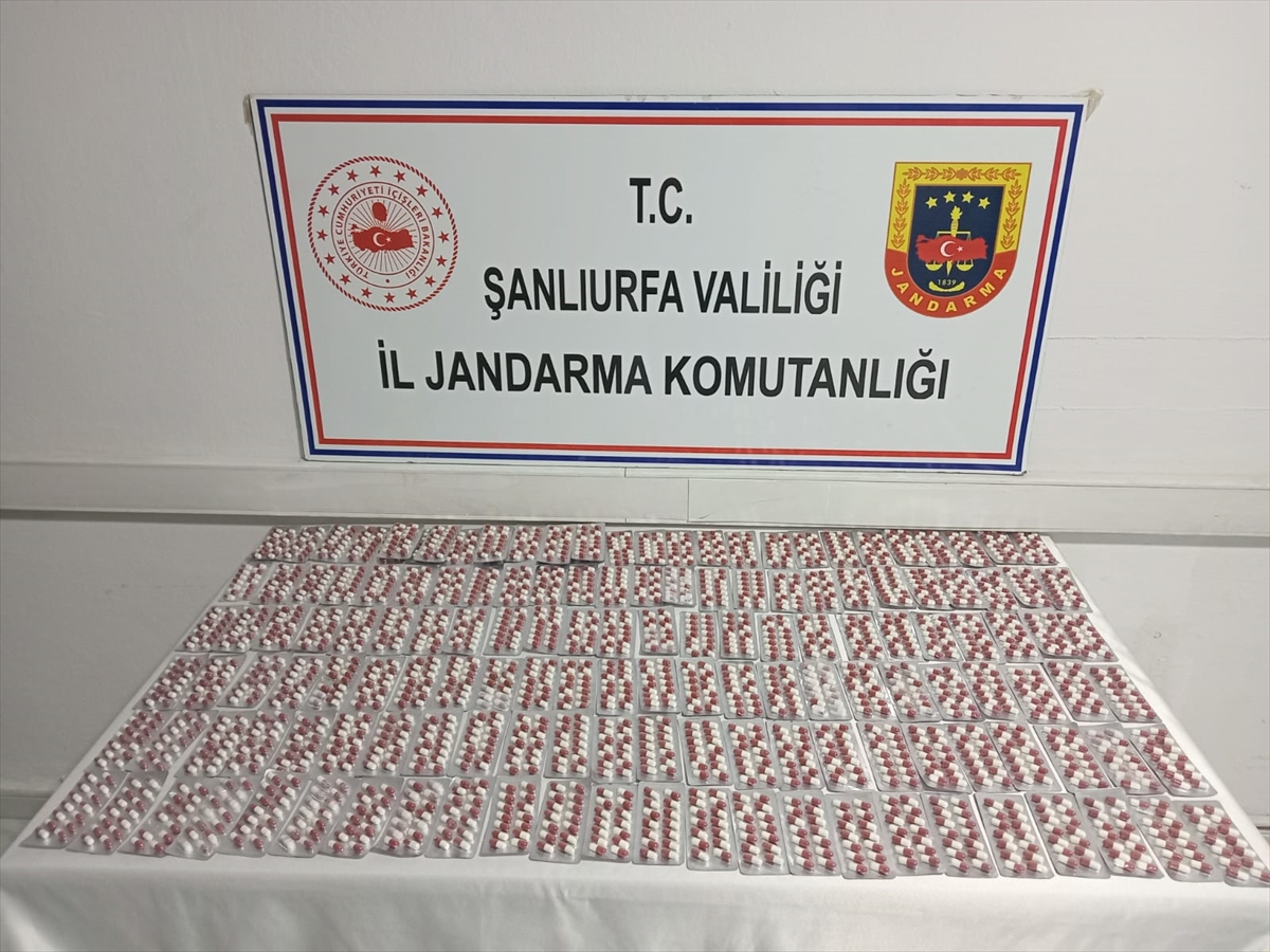 Şanlıurfa'da Narkotik Operasyonunda Binlerce Uyuşturucu Hap Ele Geçirildi