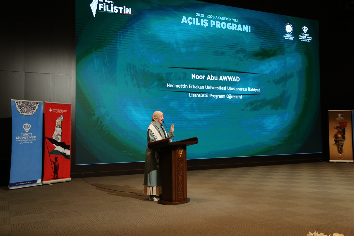 Türkiye Diyanet Vakfı'nın 'İlk Ders: Filistin' Programına İlgi Büyük Oldu