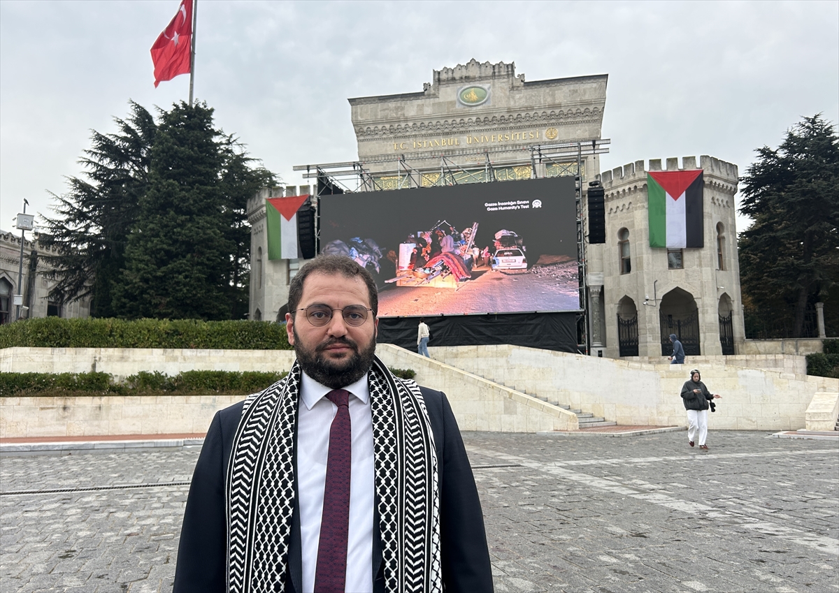 İstanbul Üniversitesi Gazze'nin Dramını Dev Ekranda Belgeledi