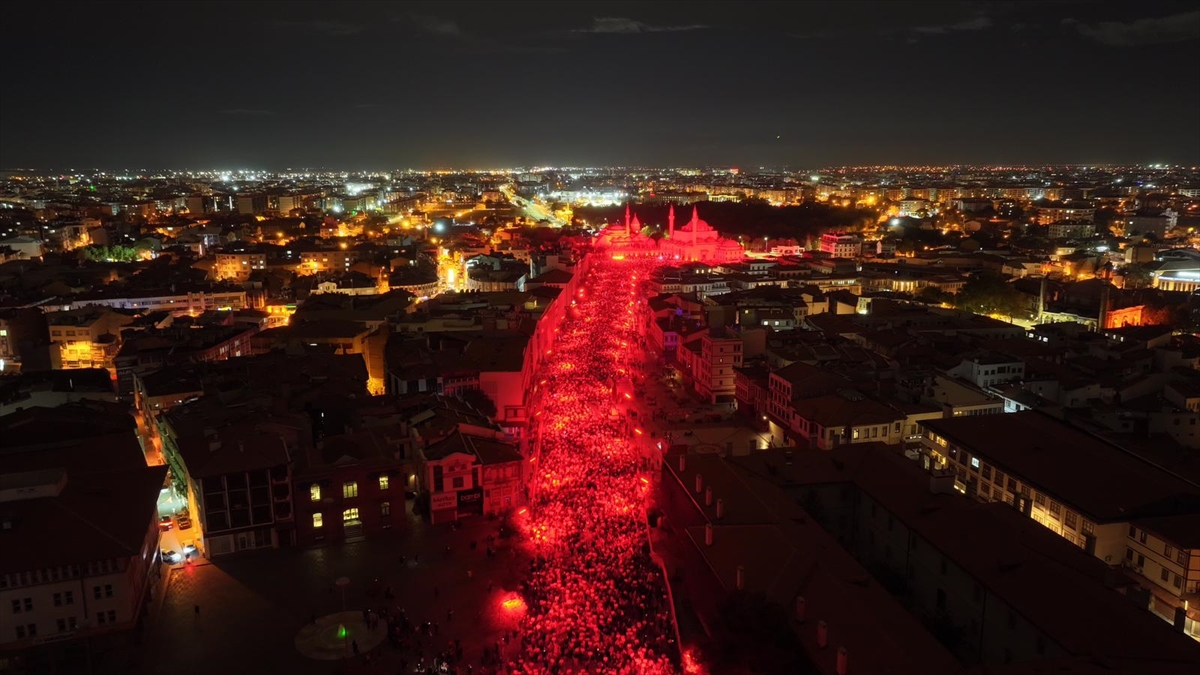 Konya'da Gazze İçin Duygu Dolu Protesto Yürüyüşü
