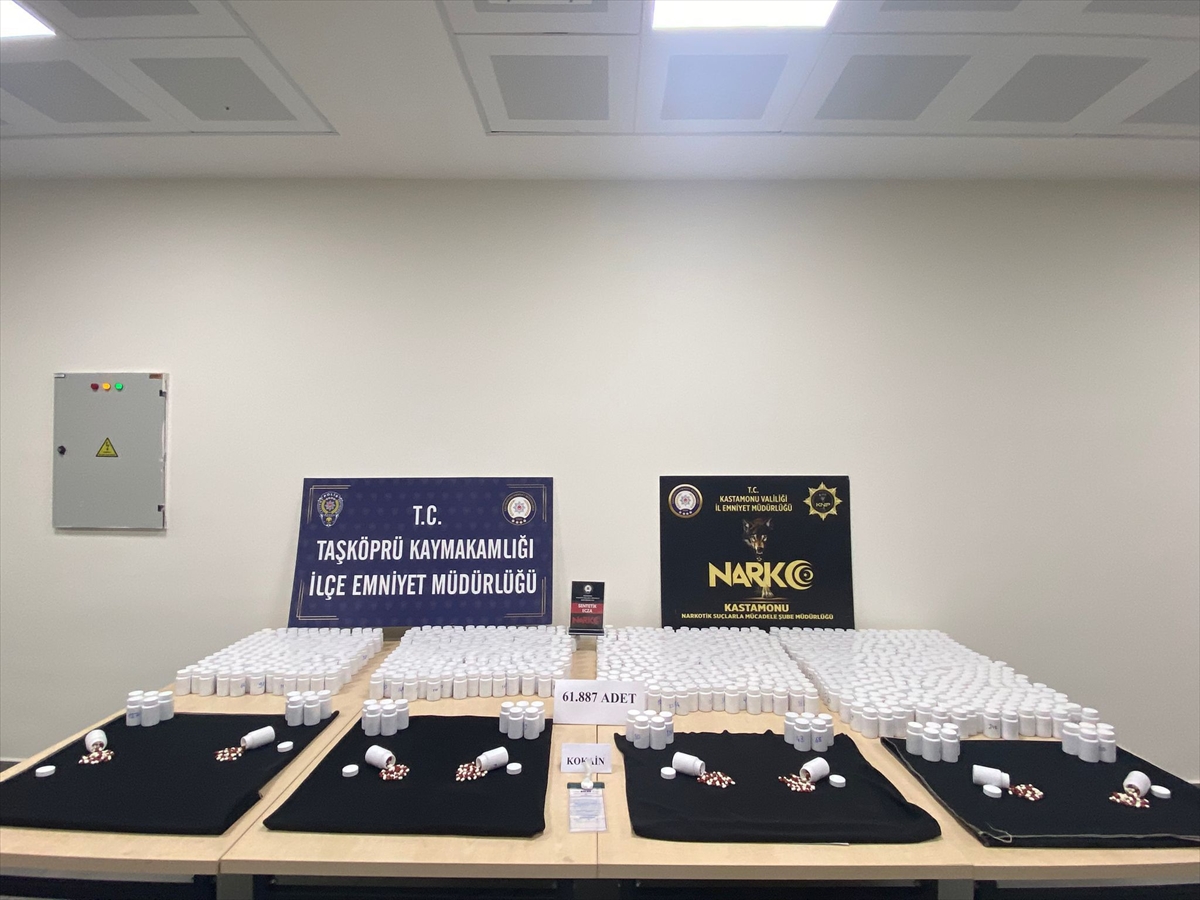 Kastamonu'da Uyuşturucu Operasyonu Çetelesi