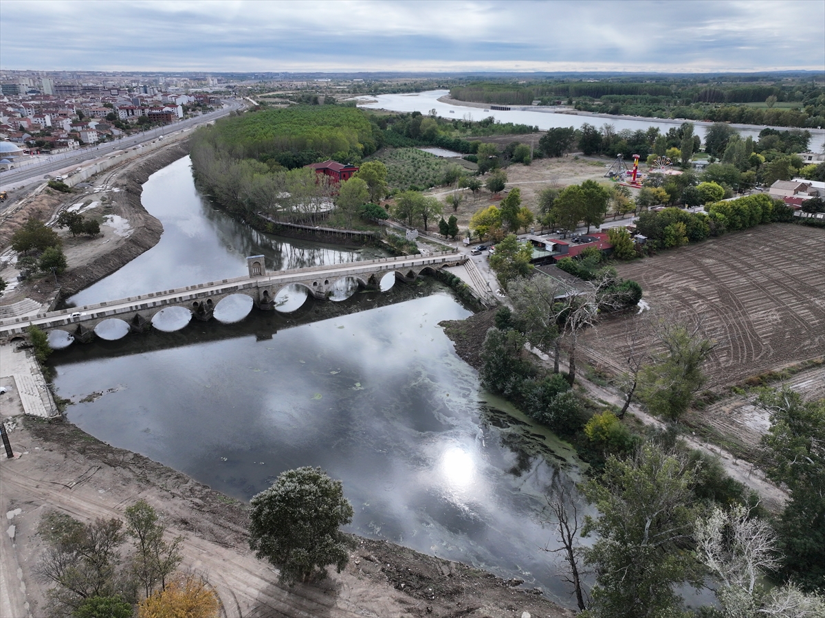 Edirne'de Yağışların Getirdiği Değişim Nehir Seviyelerini Yükseltti
