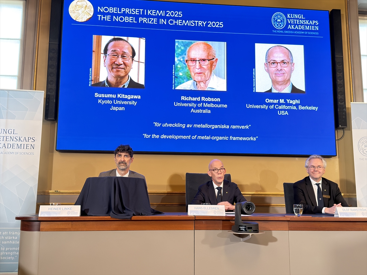 2025 Nobel Kimya Ödülü'nde Tarih Yazıldı: Üç Bilim İnsanı Ödüle Layık Görüldü