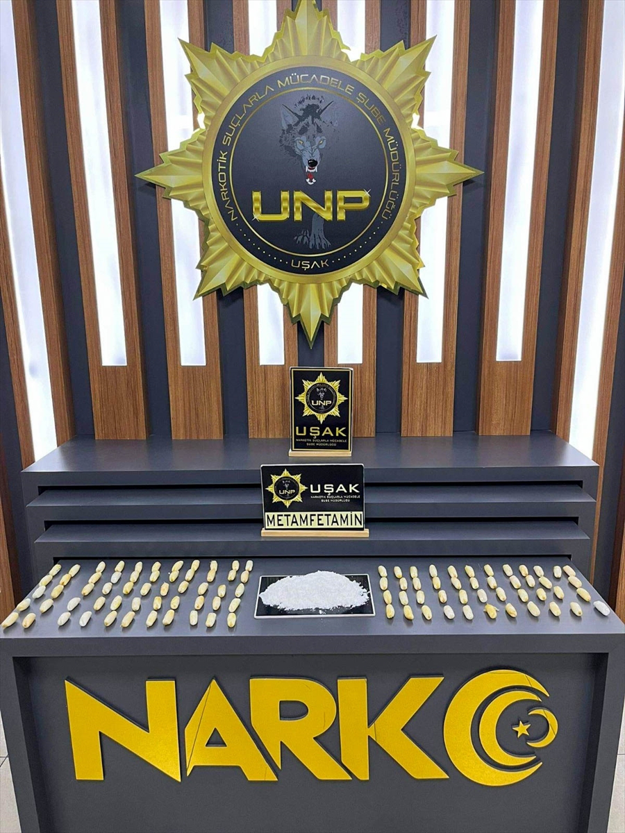 Uşak'ta Nefes Kesen Operasyon: Mide Dolusu Uyuşturucu ile Yakalandılar