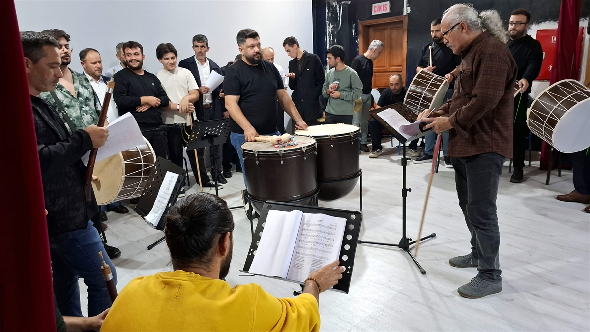 Sinop'ta Mesleklerin Uyumuyla İlk Mehter Konseri Hazırlığı