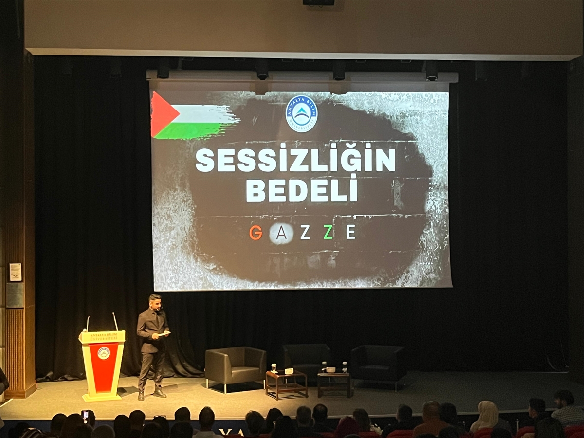 Antalya'da Gazze'nin Sessiz Çığlığı Konuşuldu