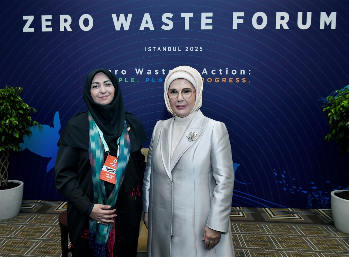Emine Erdoğan'dan İran'a Sıfır Atık Mesajı