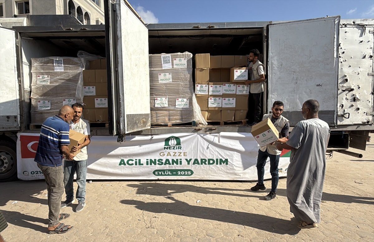 Nezir Derneğinin Gazze'ye İnsani Yardımları Göz Dolduruyor