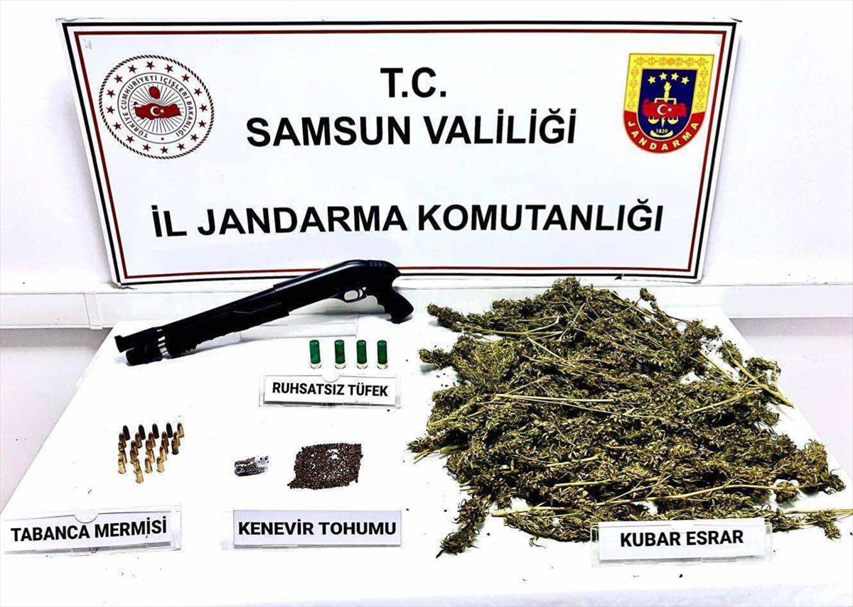 Samsun'da Şok Operasyon: Evinde Kilolarca Uyuşturucu Bulunan Zanlı Yakalandı