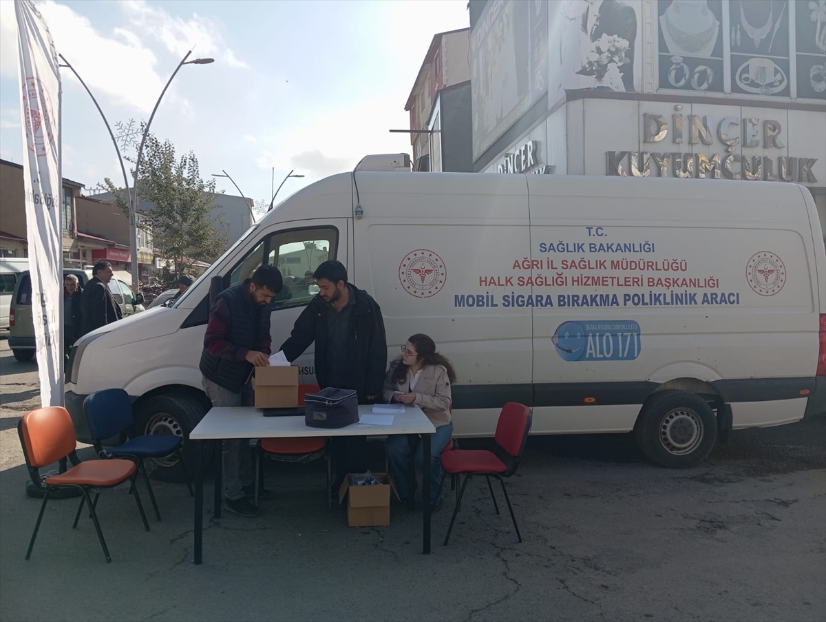 Ağrı'da Sigara Bırakmak İçin Yeni Adım: Mobil Poliklinik Hizmete Girdi