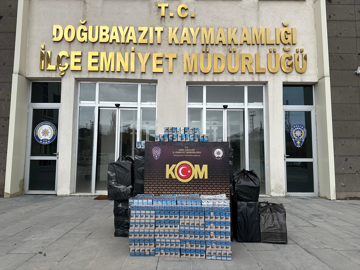 Ağrı'da Kaçak Sigara Operasyonu: Yakalananlar Şok Etti
