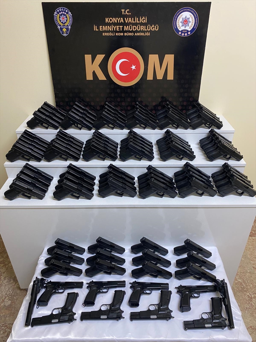 Konya'da Şok Operasyon Silah Kaçakçılığına Darbe