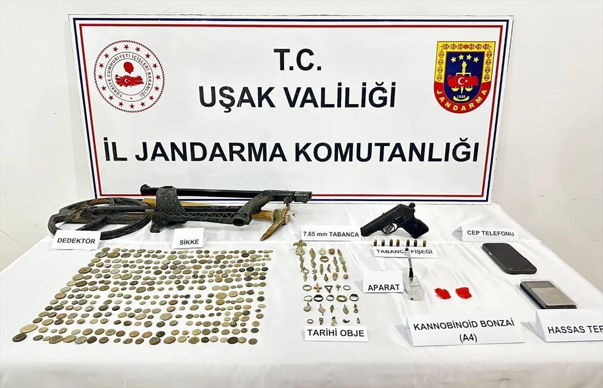 Uşak'ta Tarihi Eser Kaçakçılığı: Heyecanlı Operasyonda İki Kişi Yakalandı