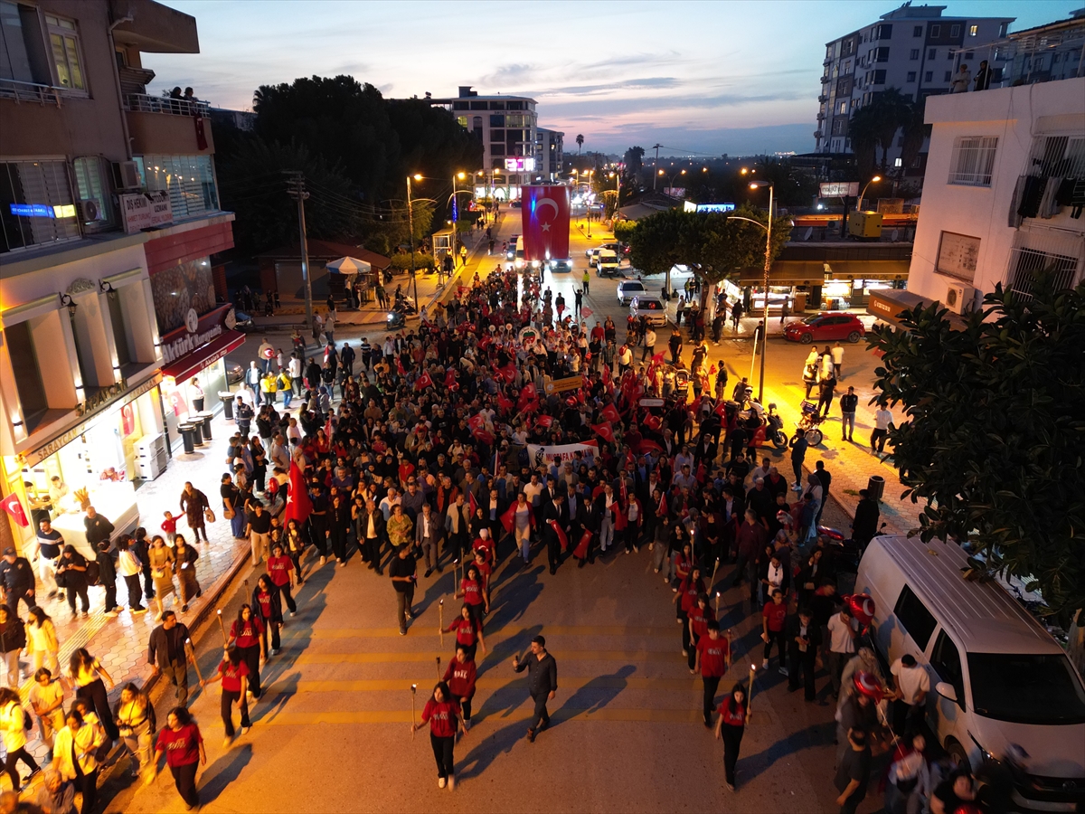 Hatay'da Cumhuriyet Coşkusu Yürüyüşle Taçlandı