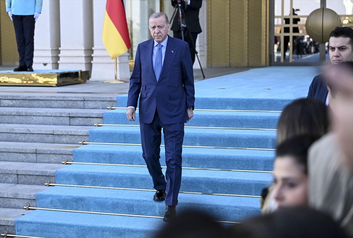 Cumhurbaşkanı Erdoğan ve Almanya Başbakanı Merz Ankara'da Buluştu