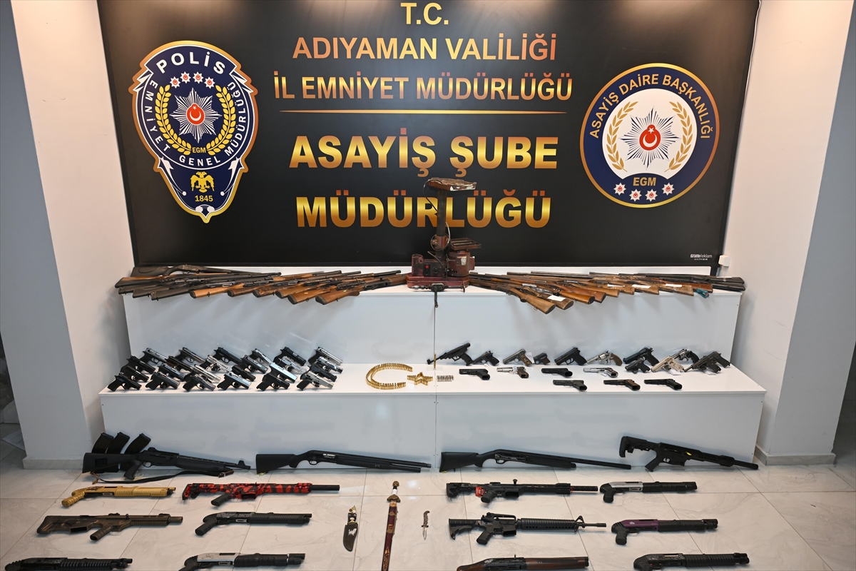 Adıyaman'da Dev Silah Operasyonu: 28 Kişi Tutuklandı