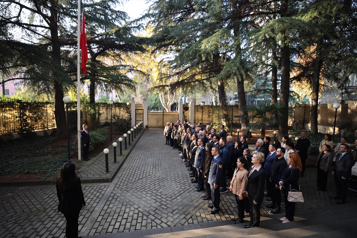 Mustafa Kemal Atatürk'ü Anma Töreni Gürcistan'da Unutulmadı