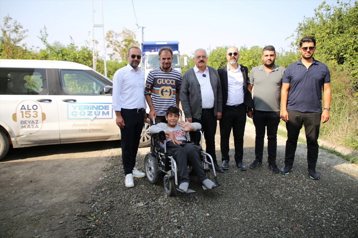 Hatay'da 13 Yaşındaki Ali İçin Yol Asfaltlandı