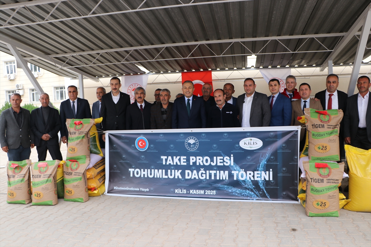 Kilis'te Çiftçilere Büyük Destek: 737 Ton Tohum Dağıtıldı