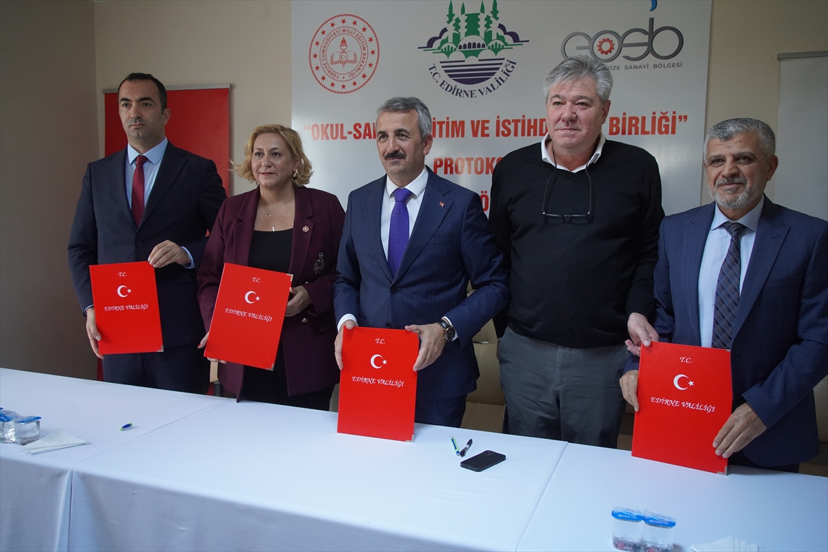 Meslek lisesi öğrencilerine Edirne'de geleceğe kapı açan staj fırsatı