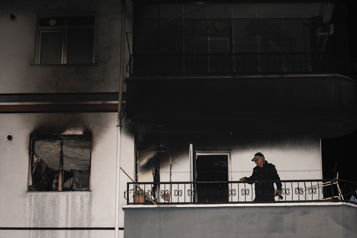 Başkentte Korkutan Patlama: Apartman Dairesi Alev Aldı