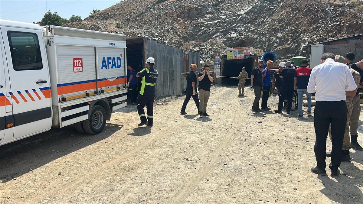 Elazığ Palu'da Maden Ocağında Göçük: Arama Kurtarma Çalışmaları Sürüyor