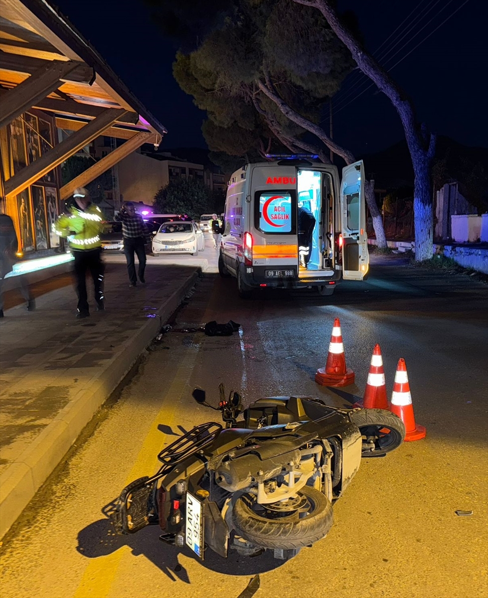 Aydın'da Feci Motosiklet Kazası Anbean Kamerada
