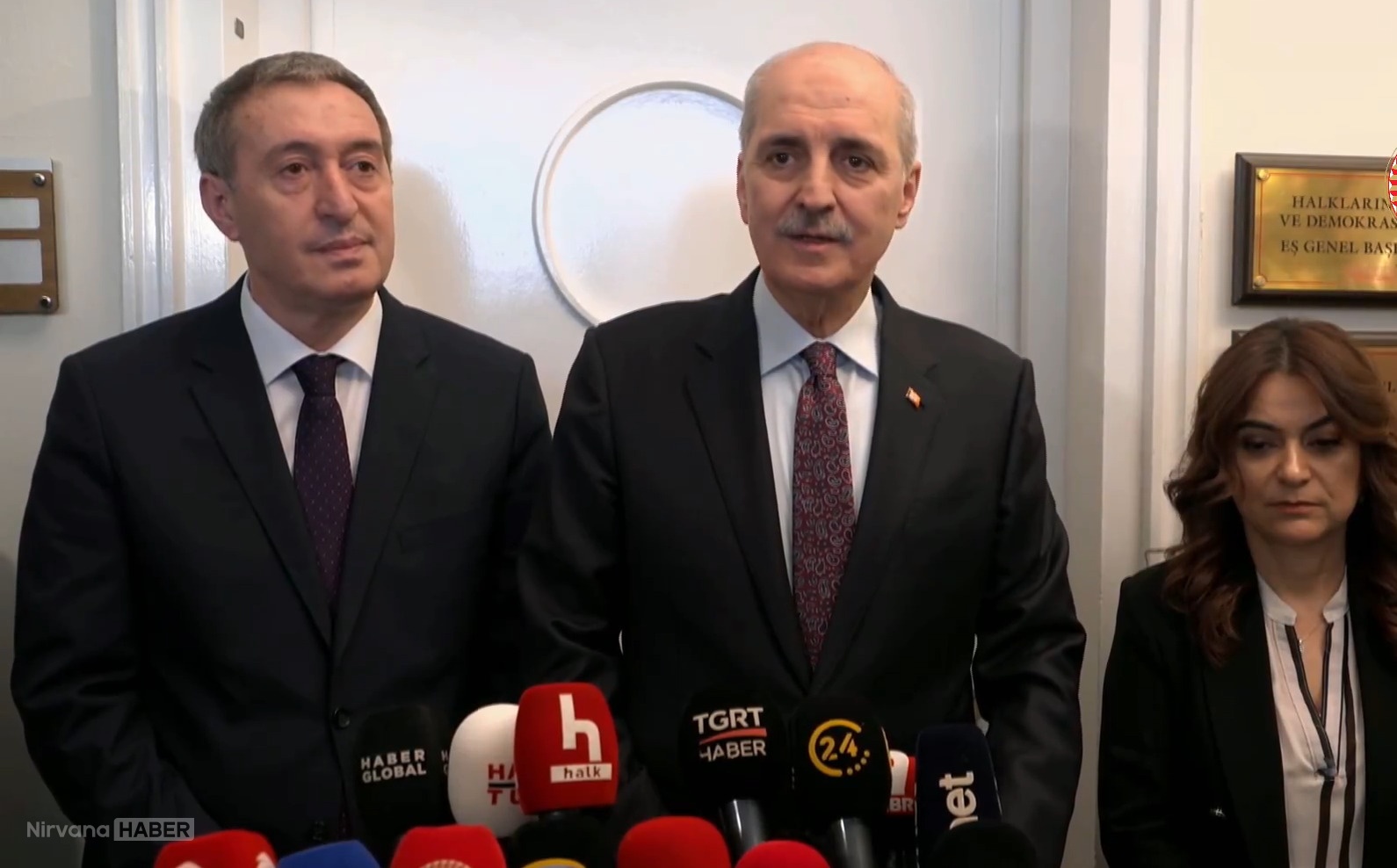 TBMM’de kritik görüşme: Kurtulmuş’tan DEM Parti’ye ‘Terörsüz Türkiye’ teşekkürü
