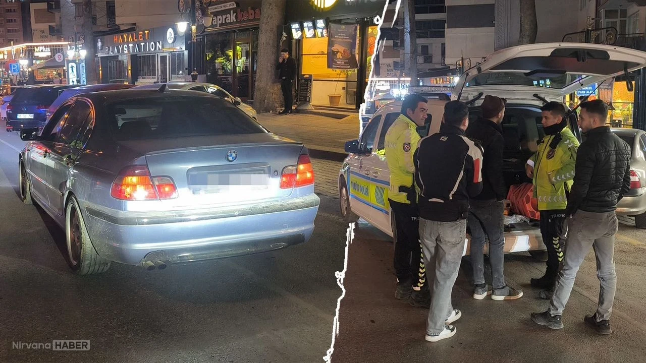 Kütahya'da otomobiliyle drift yapan sürücüye 140 bin lira ceza kesildi
