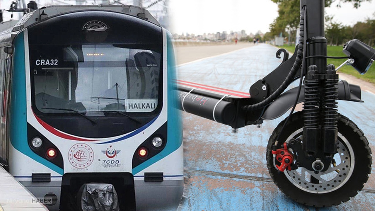 Marmaray'a alınan elektrikli skuterler için düzenleme!