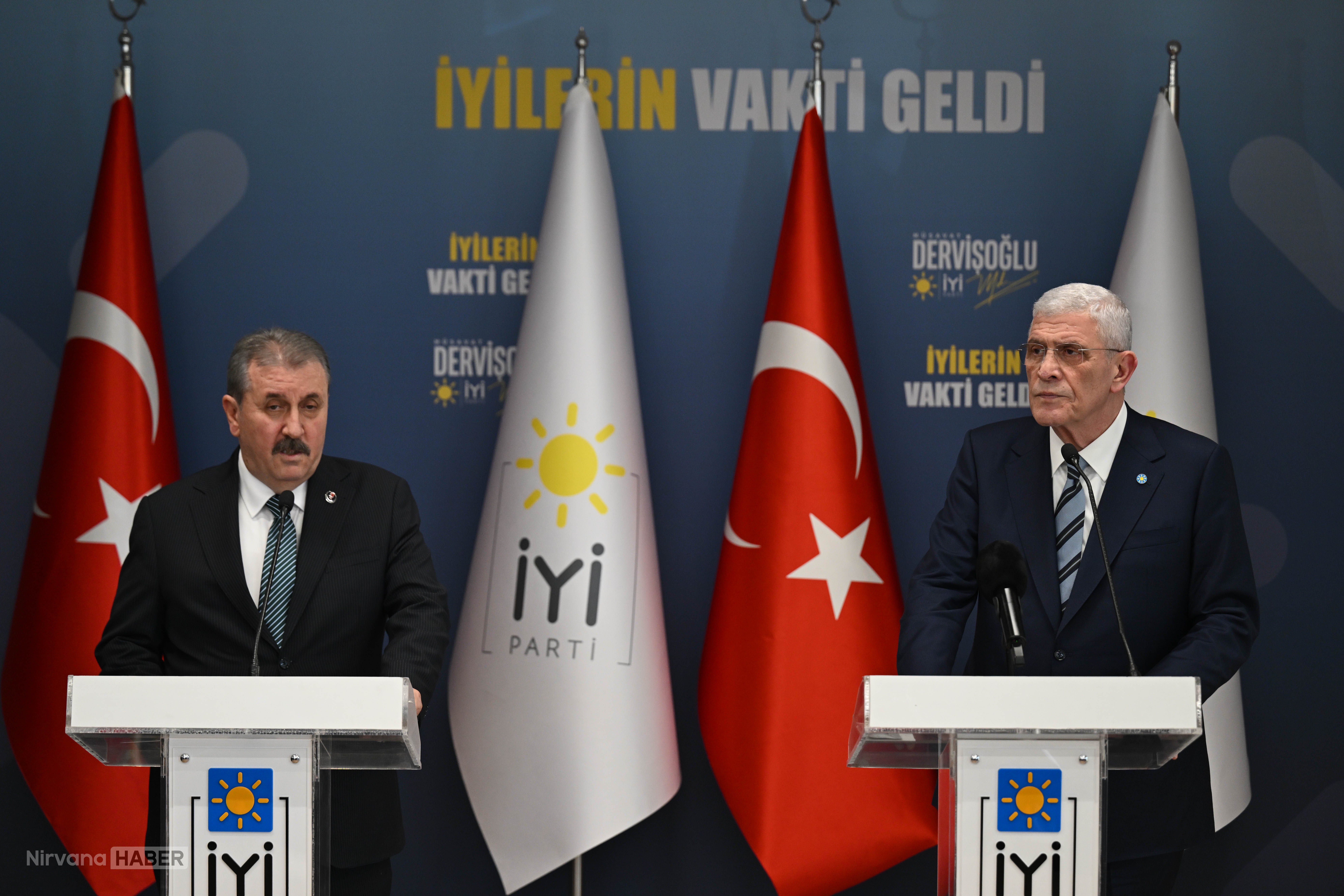 BBP Genel Başkanı Destici'den İYİ Parti'ye ziyaret