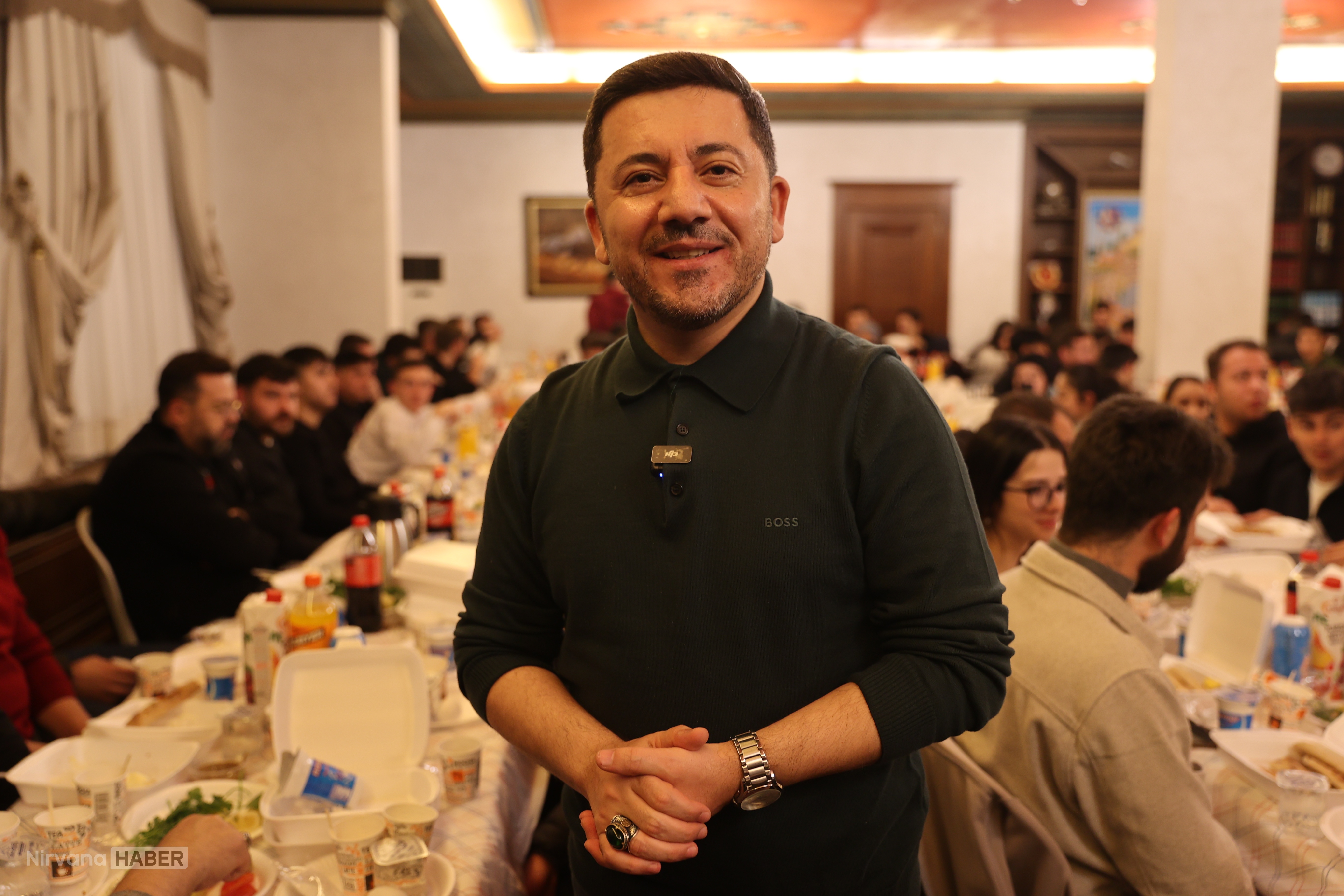Nevşehir’de makam odası sahur sofrasına dönüştü: Başkan öğrencilerle buluştu