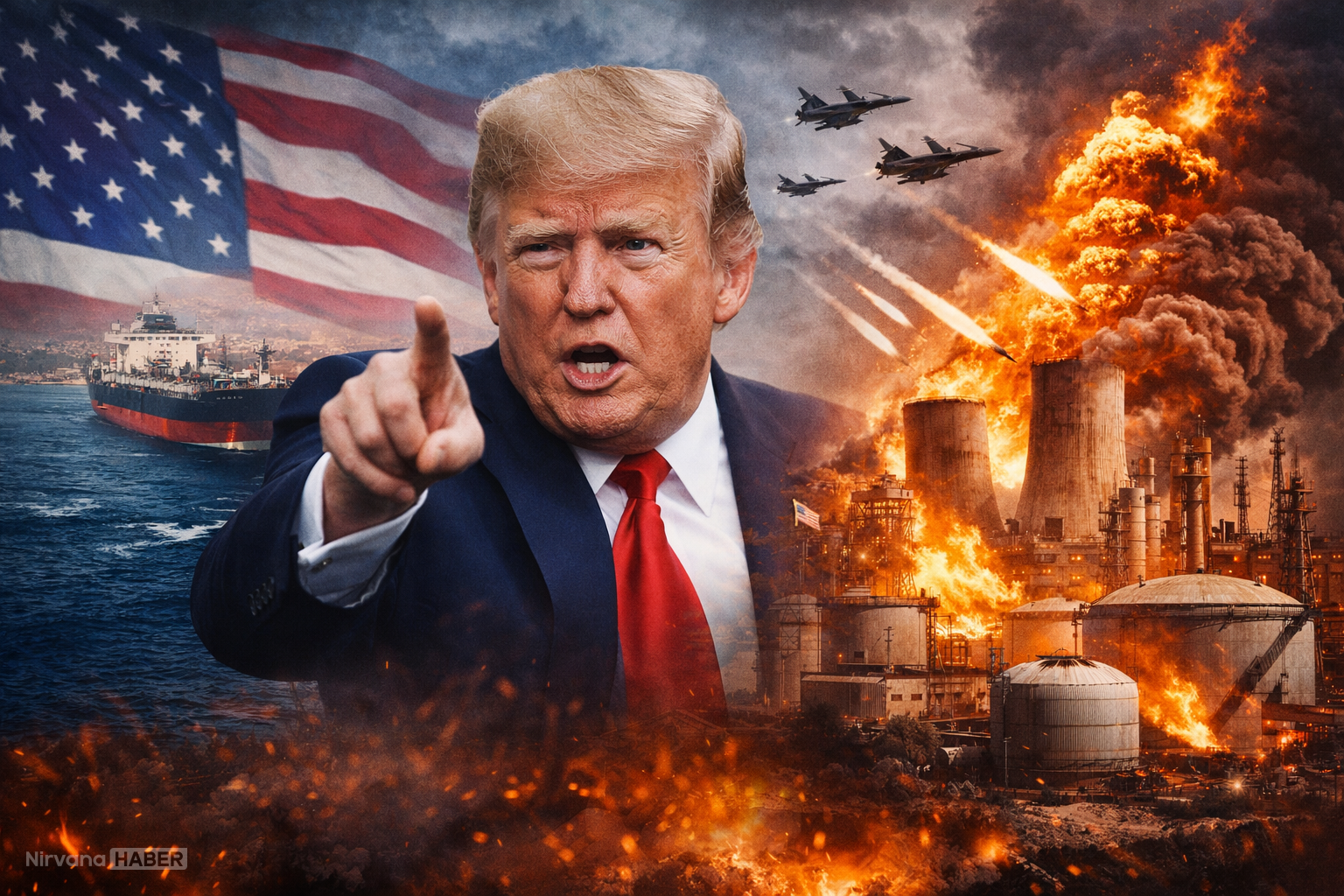 48 saatlik ultimatom: Trump’tan İran’a sert uyarı, Hürmüz açılmazsa enerji hedefte