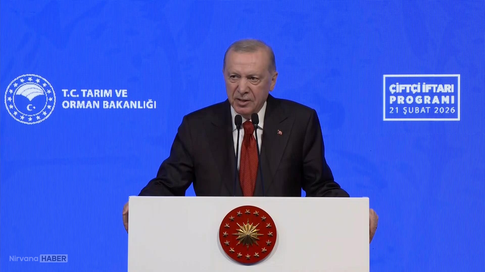 Cumhurbaşkanı Erdoğan’dan çiftçilere müjde
