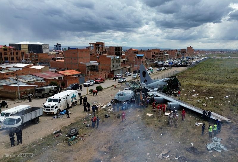 Bolivya’da askeri kargo uçağı faciası: Can kaybı 22’ye yükseldi